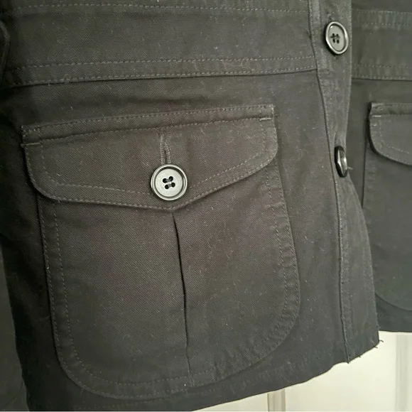Jones New York Black Lightweight Jacket. Size Medium. - Picture 8 of 13
